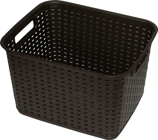 Espresso Weave Basket 15x12x9IN