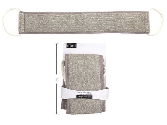 Flax & Bamboo Bath Back Exfoliating Strap