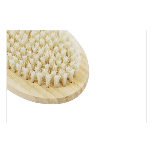 Bamboo Bath Exfoliating Brush With Handle