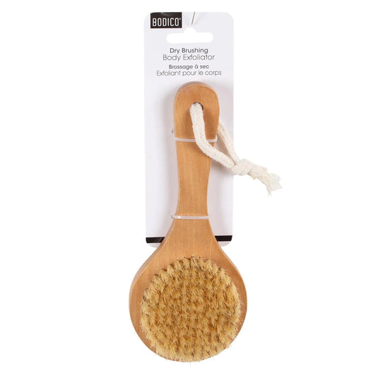 Bodico, Dry Brushing Exfoliator w handle