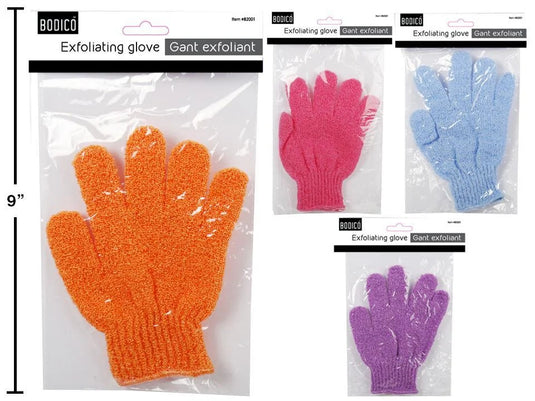 Bodico 7" Exfoliating Glove, opp bag