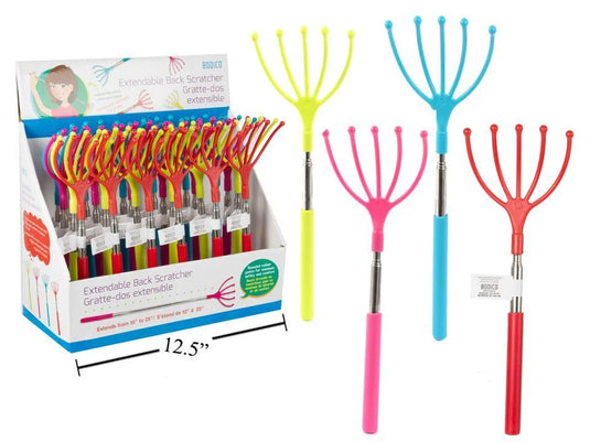 Bodico, Extendable Back Scratcher 10"-25", w/tray(HZ)