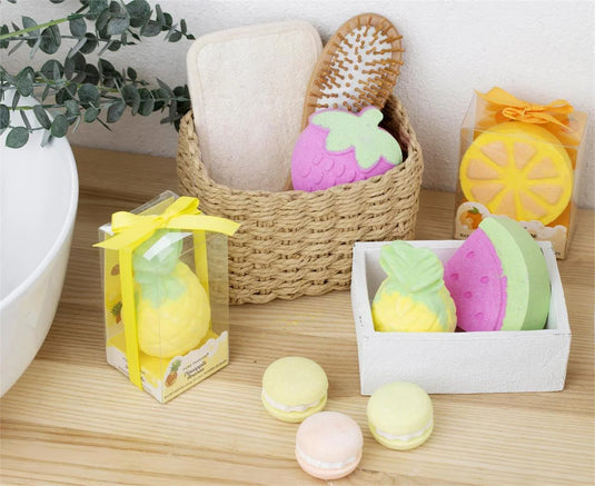 PP 210g Fruit Shape Fizzer- Orange Box Pack