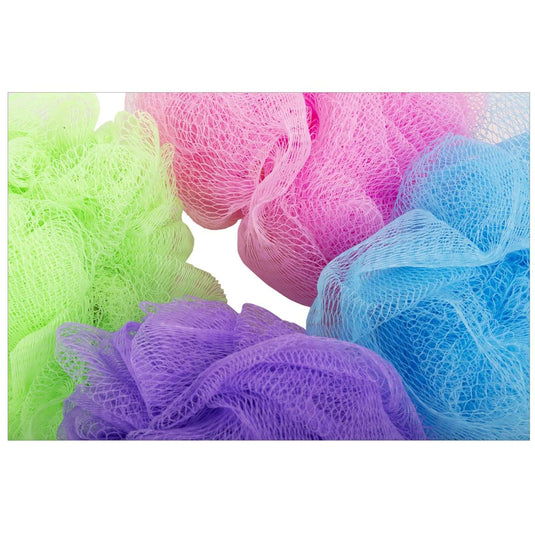 Bodico Bath Sponge w/Wood Handle, hangtag