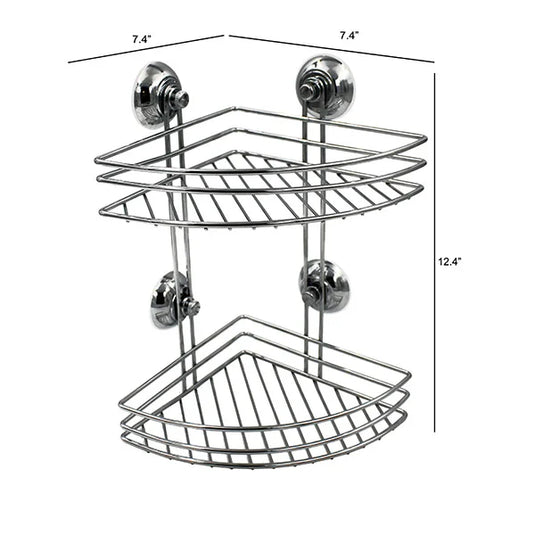 Caddy Shower Corner 2-tier Chrome