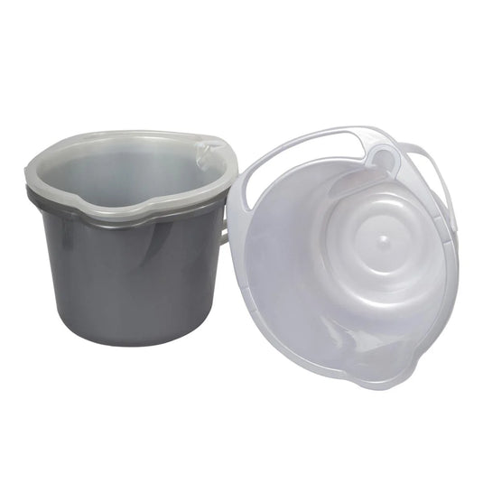 Action-1, 8L Plastic Utility Bucket 11"x12.5"x8" label
