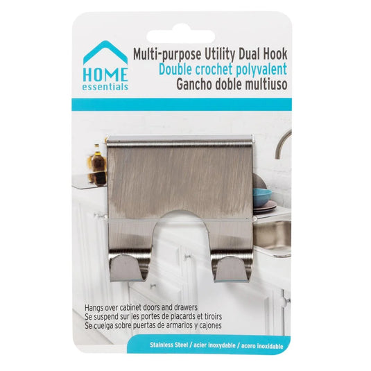 HE, S/S Multi-purpose Utility Dual Hook, t.o.c. Thickness:1.2mm(HZ)