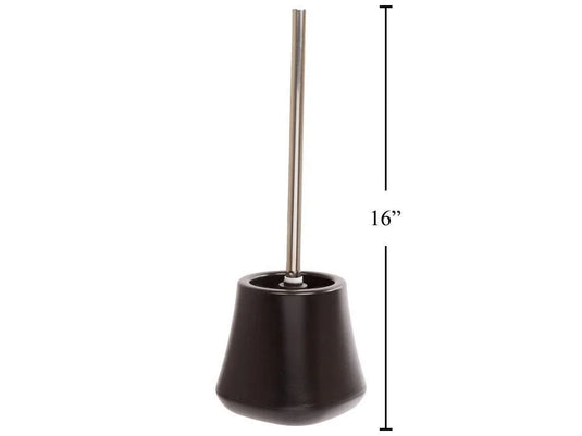 Bodico, Black Flared Toilet Brush, White Box, ABS