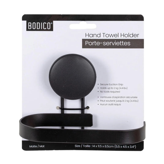 Bodico, Matte Hand Towel holder, max 2kg, Suction, 14x11x14.5cm
