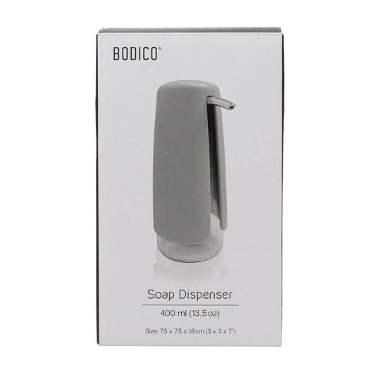 Bodico, Soap/Lotion Pump, grey, matte colour box w gloss
