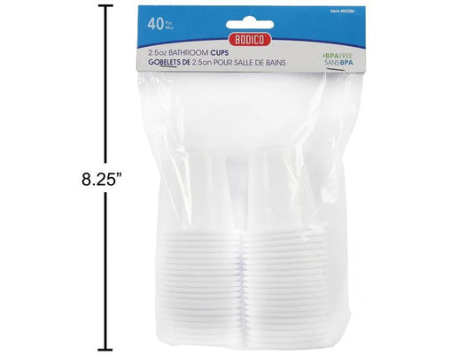 Bodico,40-pc Bathroom Cups, pbh