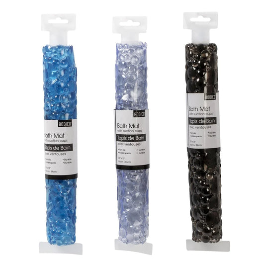 Bodico, Oval Bath Mat, semi-trans, PVC, 66x34cm, hc