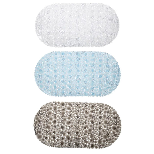 Bodico, Oval Bath Mat, semi-trans, PVC, 66x34cm, hc