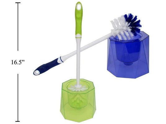 Action-1 5"Dia x16.5"H Toilet Brush w/Holder