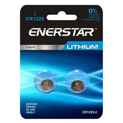 CR1225 LITHIUM 3V BATTERY 2PK