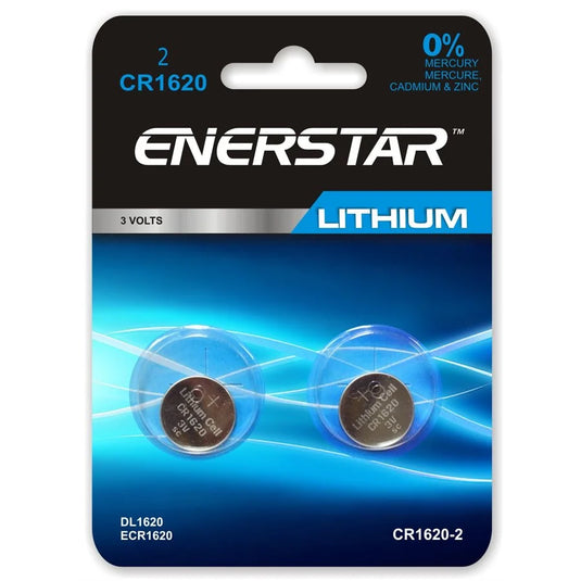 CR1620 LITHIUM BATTERY -2 PC