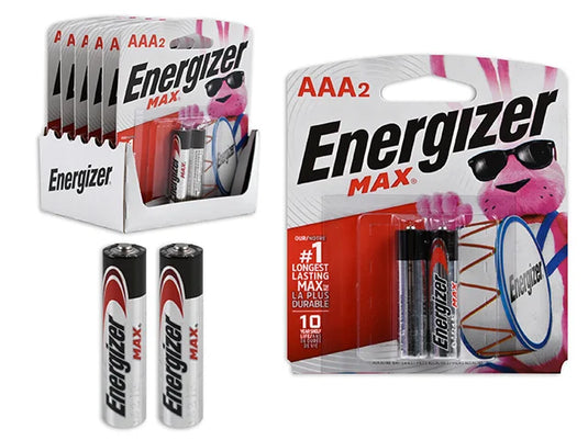 Energizer Max AAA - 2 PK Alkaline Batteries