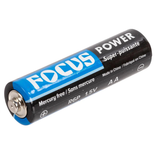 Focus E. 4pcs.HD AA Battery.1.5V 3yrs Shelf life, BC, Mercury free