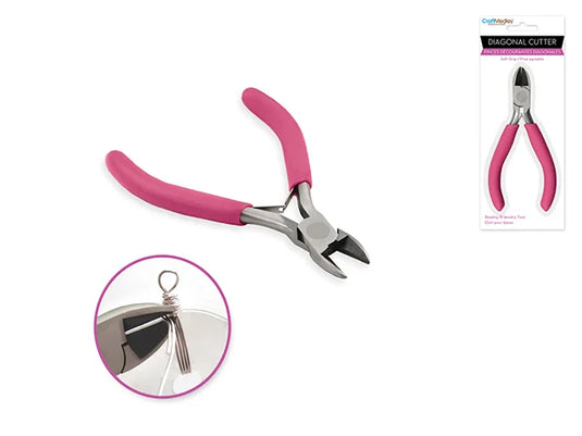Beading/Jewelry Tool: Diagonal Cutters w/Soft Grip Handle