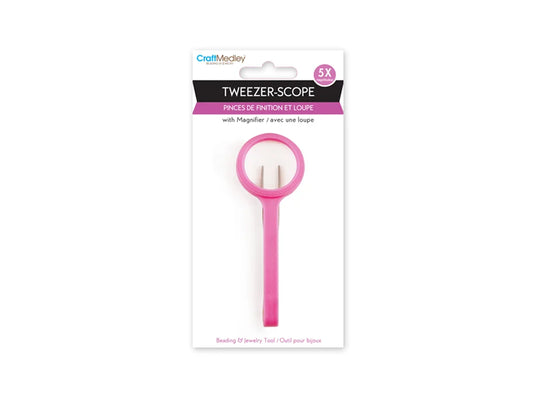 Beading/Jewelry Tool: Tweezer-Scope Tweezer w/Magnifyer in one