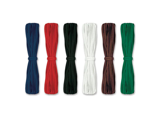 Jewelry/Craft Cord: Suede Look Asst x18m Dark Collection