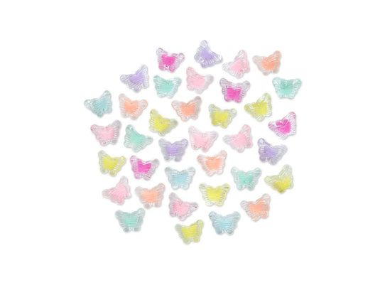 Acrylic Beads: Fashion Multi-Packs 25g E) Butterfly Groove