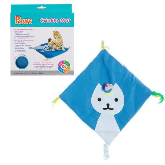 PAWS Crinkle Mat, 15"x15" Polyester, Color box
