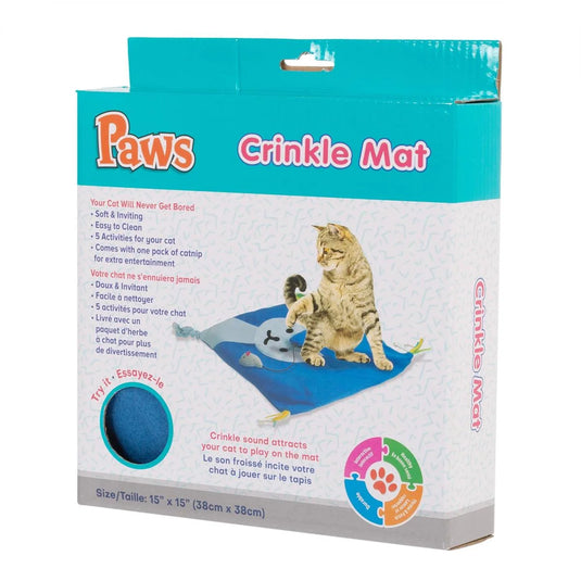 PAWS Crinkle Mat, 15"x15" Polyester, Color box