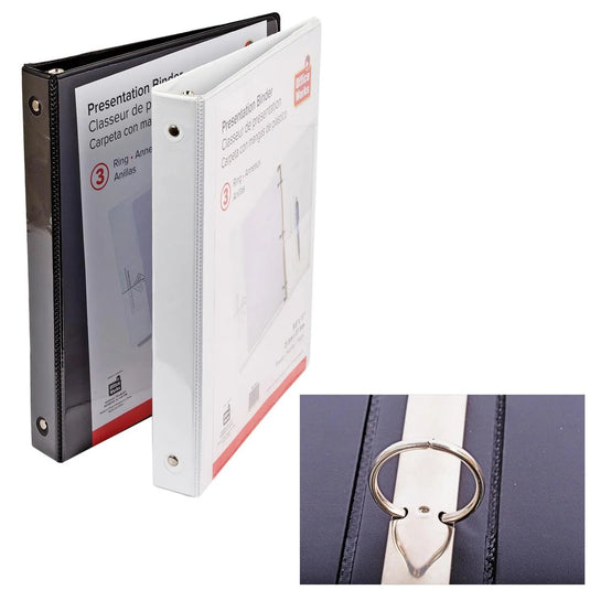 O.WKs.3-ring 1" Presentation Binder insert