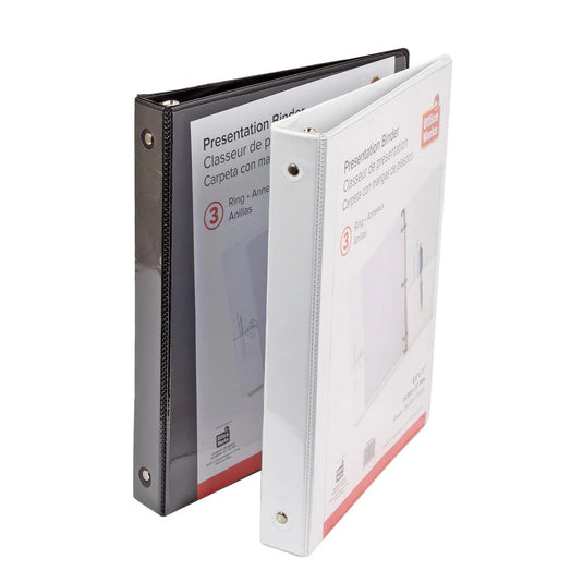 O.WKs.3-ring 1" Presentation Binder insert