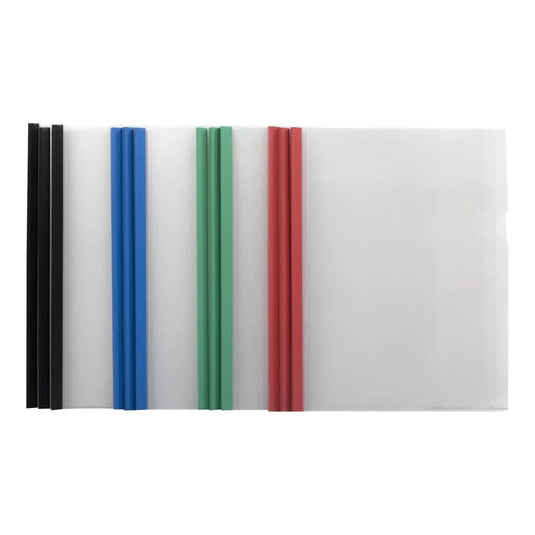 O.WKs. 3-pc Pvc Report Cover w/Slde Gp8.5x11" (HZ)