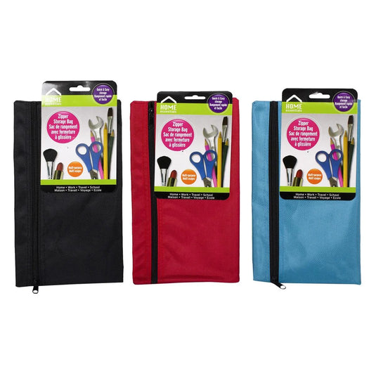 H.E. Zipper Storage Bag, hangtag card w/ clip strip