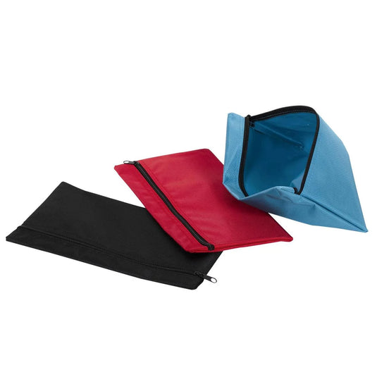 H.E. Zipper Storage Bag, hangtag card w/ clip strip