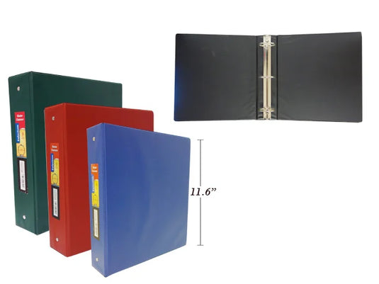 2" HARD COVER VINYL BINDER + POCKETS W/BOOSTER- 2.2MM BOARD