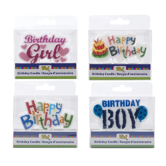 Let's Party, Party Stick Candles, pvc box