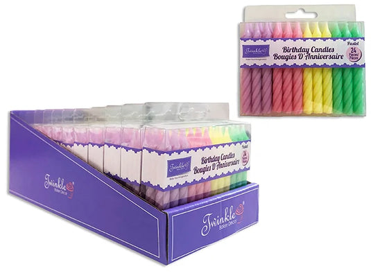 Birthday Candles Pastel 70g