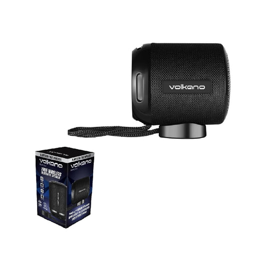 True Wireless Stereo Speakers with FM Radio & w/Mic to answer phone Calls.