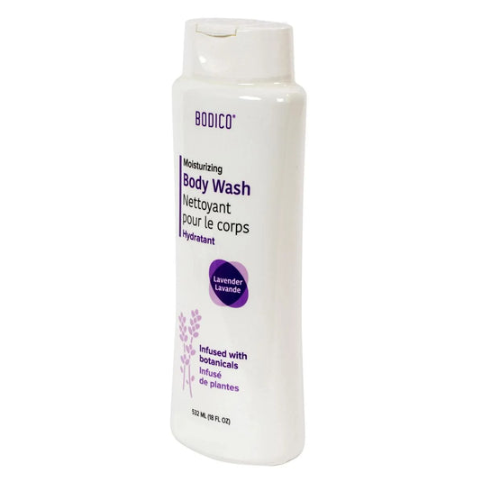Bodico, 532ml Lavender Body Wash , label, Made in Canada