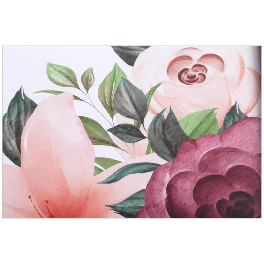 KG Planner Glass Dry Erase Board 18x24", Gray Wood Effect, PS(AZ)