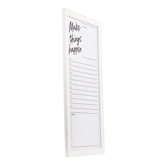 KG Planner Dry Erase Board (Note) 12x22in, Magnetic, White, PS (AZ)