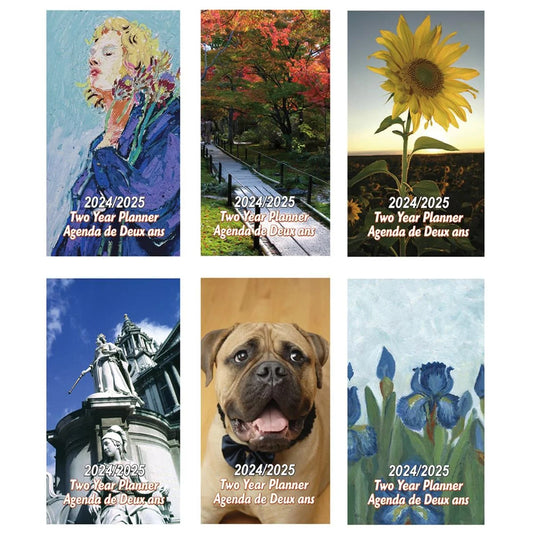 28 Month Pocket Calendar, 2024-2025 (Bilingual)