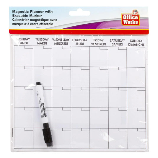 O.WKs. Magnetic Planner w/Marker pbh