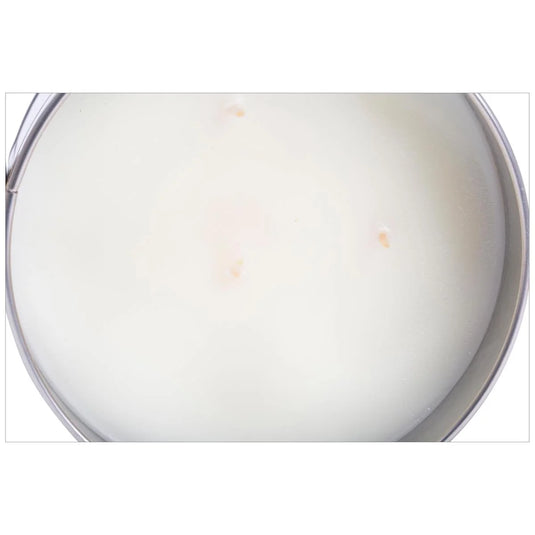 KG 3-Wick Tin Vanilla & Hazelnut Paraffin/Soy Blend Candle (Az)