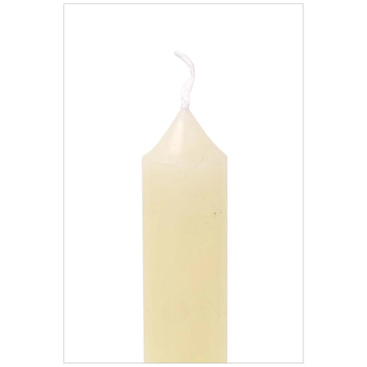 KG Enlighten 4Pk 10" Diner Candle, Ivory, Unscented (Az)