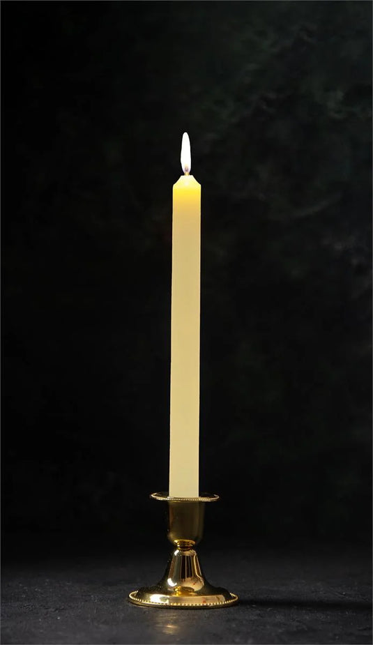 KG Enlighten 4Pk 10" Diner Candle, Ivory, Unscented (Az)