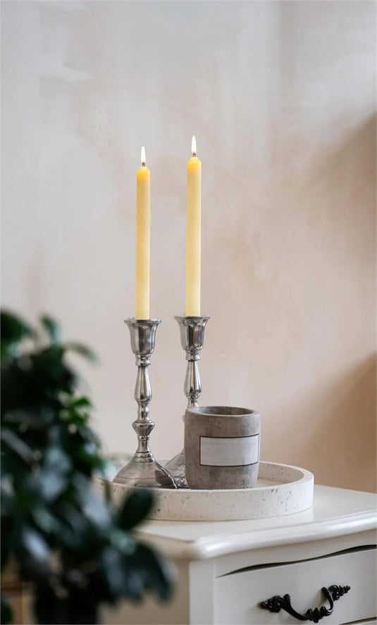 KG Enlighten 4Pk 10" Diner Candle, Ivory, Unscented (Az)