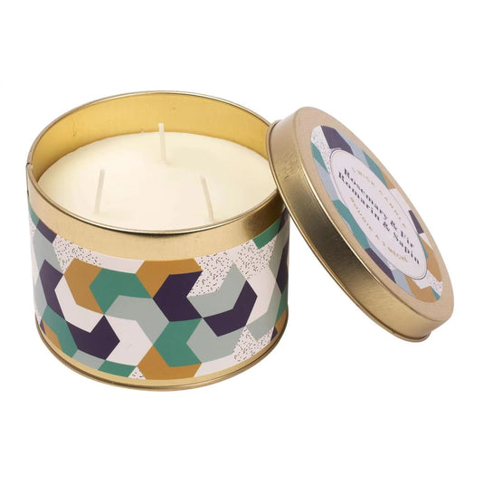 KG 3-Wick Tin Rosemary & Fir 14Oz Paraffin/Soy Blend Candle (Az)