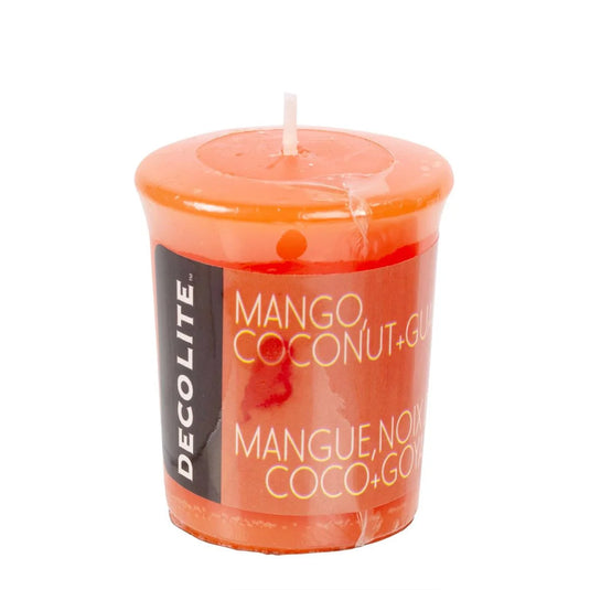 Deco Lite Votive Candle, Mango,Coconut+Guava, col lab
