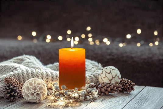 KG Enlighten 4" Scented Pillar Jasmine Sandalwood (Az)