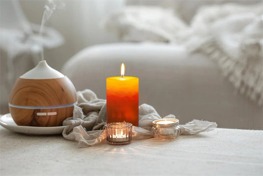 KG Enlighten 4" Scented Pillar Jasmine Sandalwood (Az)